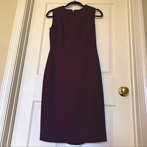Eggplant Purple Calvin Klein Sheath Dress